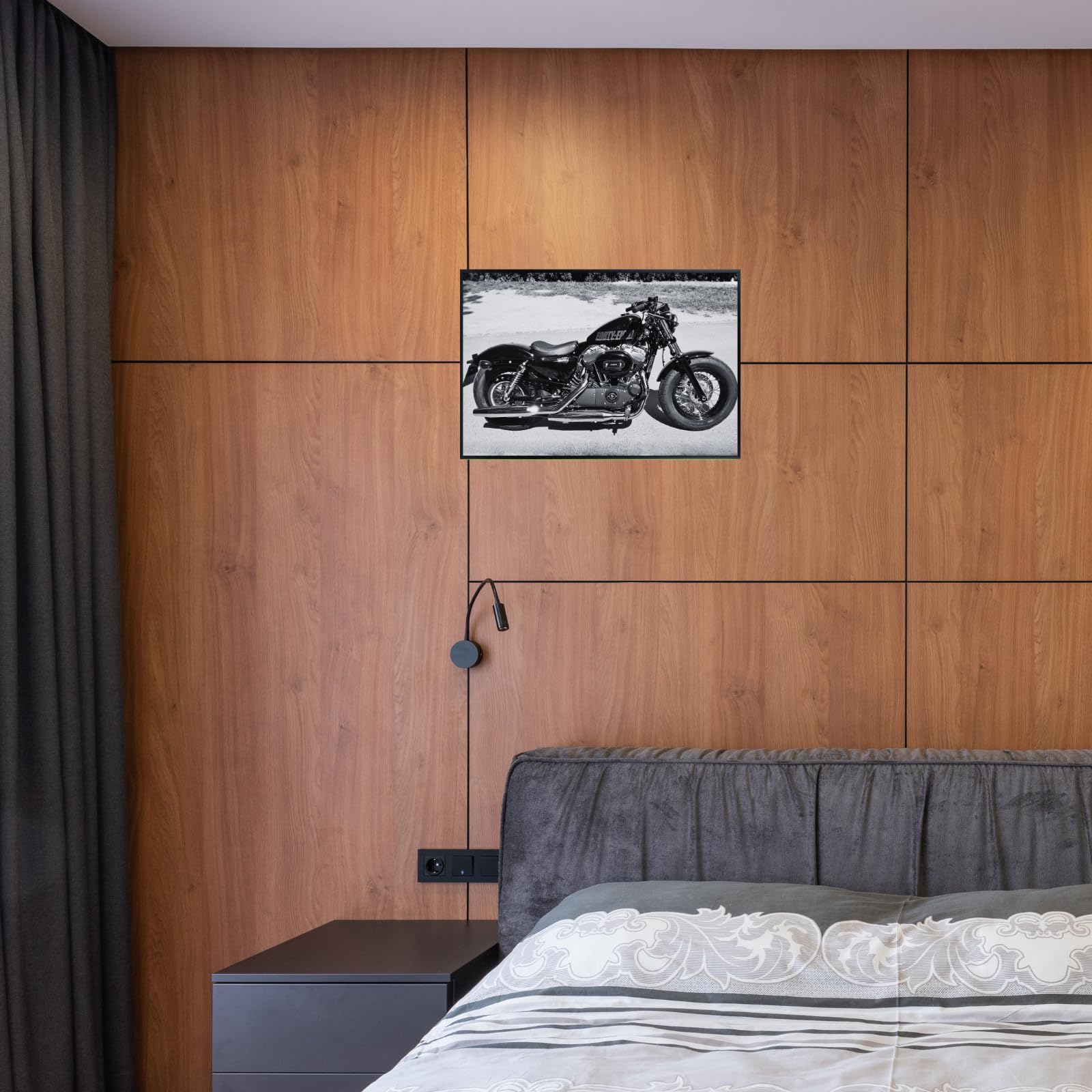 Sportster Poster - Classic Motorcycle Wall Decor for Garage, Office, or Man Cave