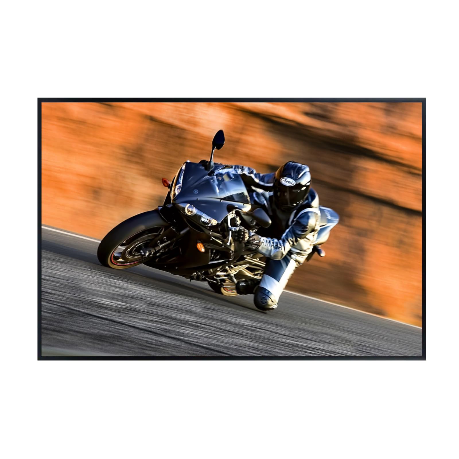 Yamaha R1 Poster – Sport Motorcycle Wall Art for Riders, Garage, or Office Decor