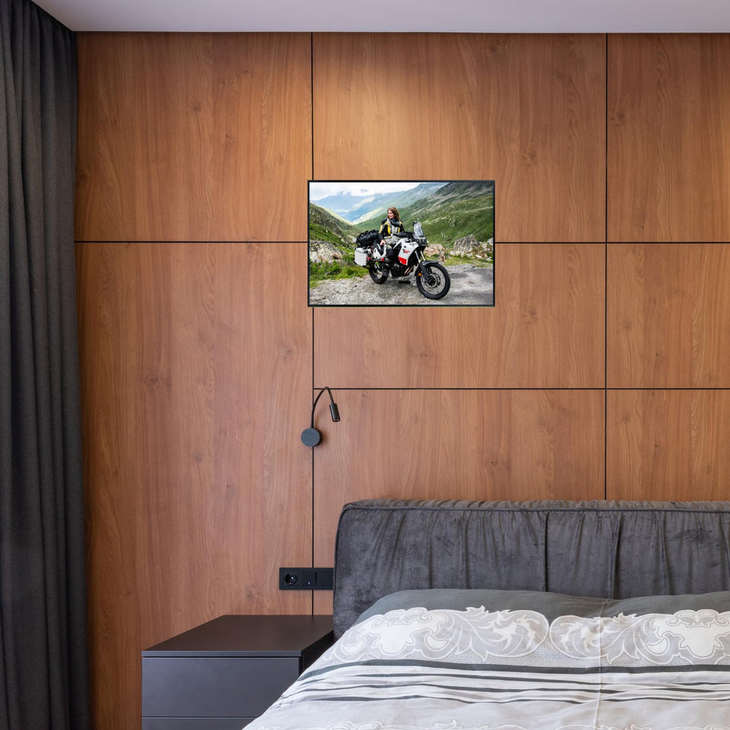 Yamaha Ténéré 700 Adventure Motorcycle Poster - Dual Sport Bike Wall Art Print for Garage, Office, or Man Cave