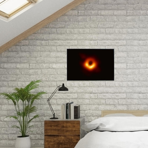 Blessed Posters Black Hole Messier 87 Wall Art – Galaxy Night Sky Astronomy Poster Space Photography Print for Bedroom Living Room Home Office Decor