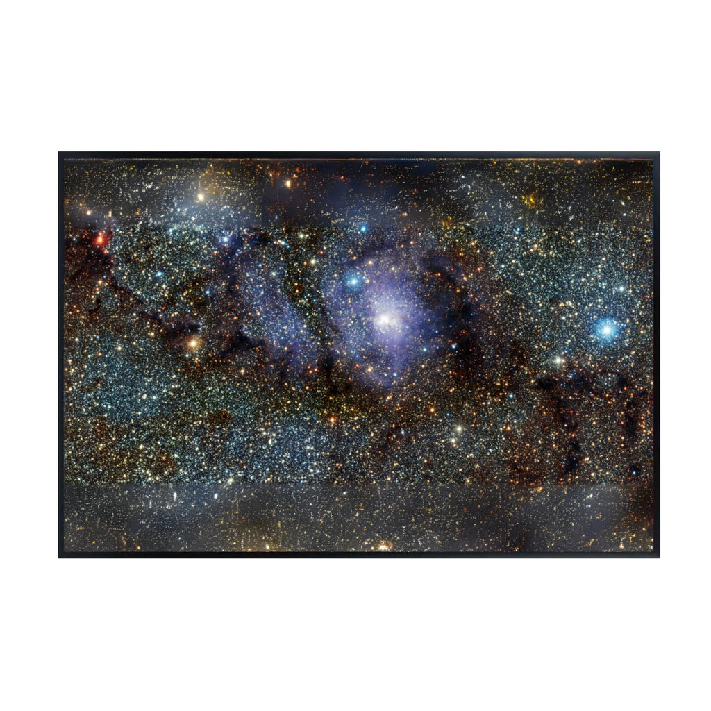 Blessed Posters Lagoon Nebula Wall Art Print – Galaxy Space Poster – Astronomy Night Sky Home Decor for Bedroom Living Room Office