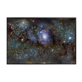 Blessed Posters Lagoon Nebula Wall Art Print – Galaxy Space Poster – Astronomy Night Sky Home Decor for Bedroom Living Room Office