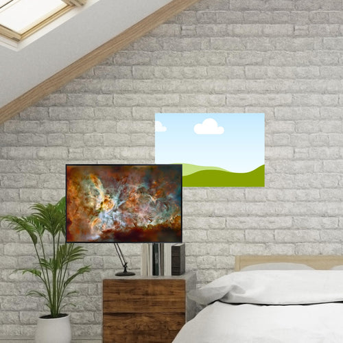 Blessed Posters Carina Nebula Poster – Galaxy Night Sky Wall Art Print – Space Astronomy Photography for Bedroom Living Room Home Office Decor