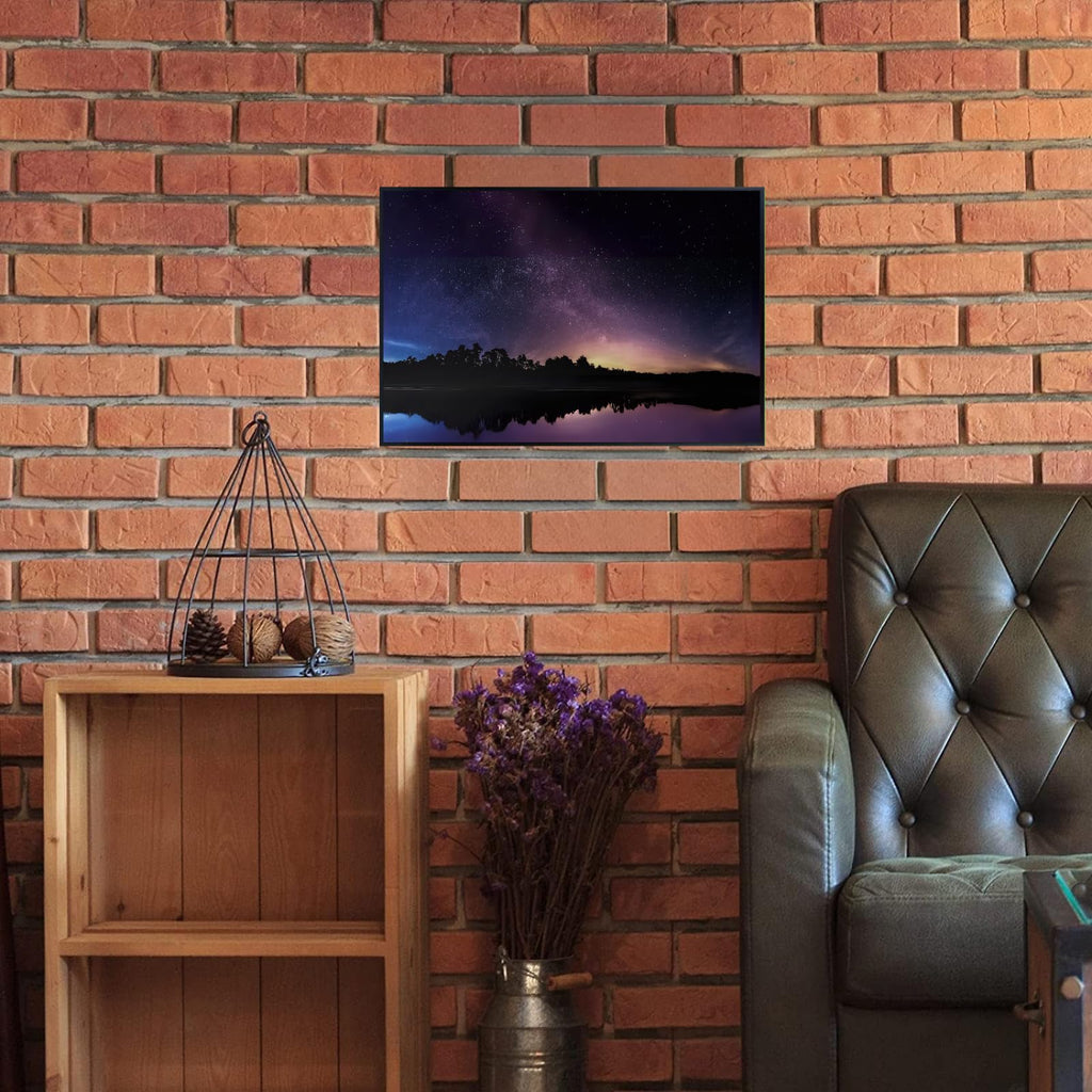 Blessed Posters Starry Sky Poster – Galaxy Night Sky Wall Art for Bedroom Living Room Office or Home Decor – Space Astronomy Print