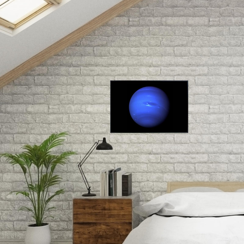 Blessed Posters Neptune Poster – Night Sky Wall Art Print for Bedroom, Living Room, Office, or Home Decor – Space Astronomy Photography Artwork