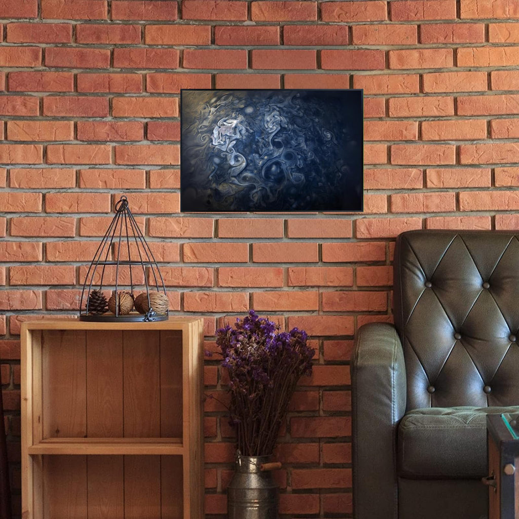 Blessed Posters Victoria Crater Poster – Mars Surface Wall Art Print for Bedroom, Living Room, Office, or Home Decor – Space Astronomy Photography Artwork