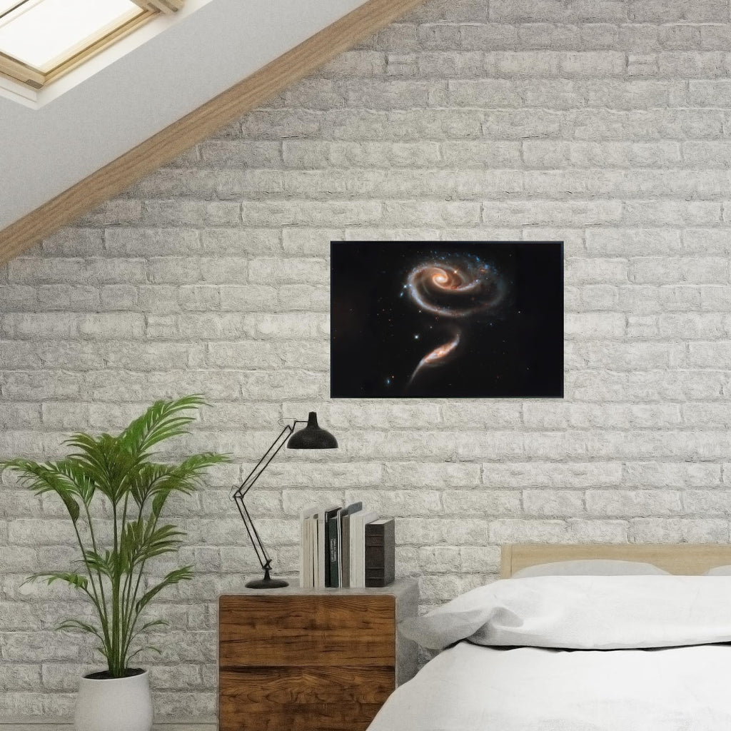 Blessed Posters Spiral Galaxies Wall Art – Space Photography Print Galaxy Night Sky Poster Astronomy Artwork for Bedroom Living Room Home Office Decor
