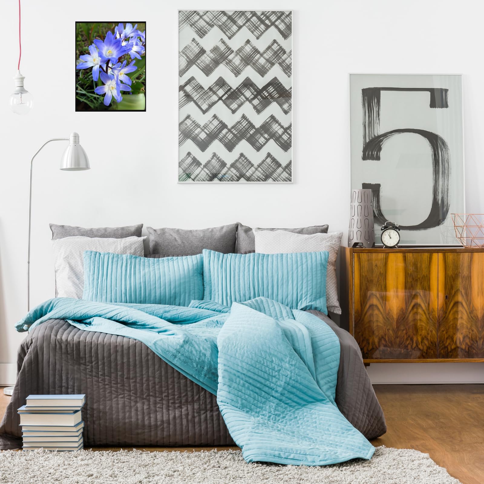 Spring Starflower Botanical Poster – Vintage Flower Illustration Wall Art for Home Decor, Nature-Inspired Botanical Print, Aesthetic Floral Artwork for Living Room, Bedroom & Office