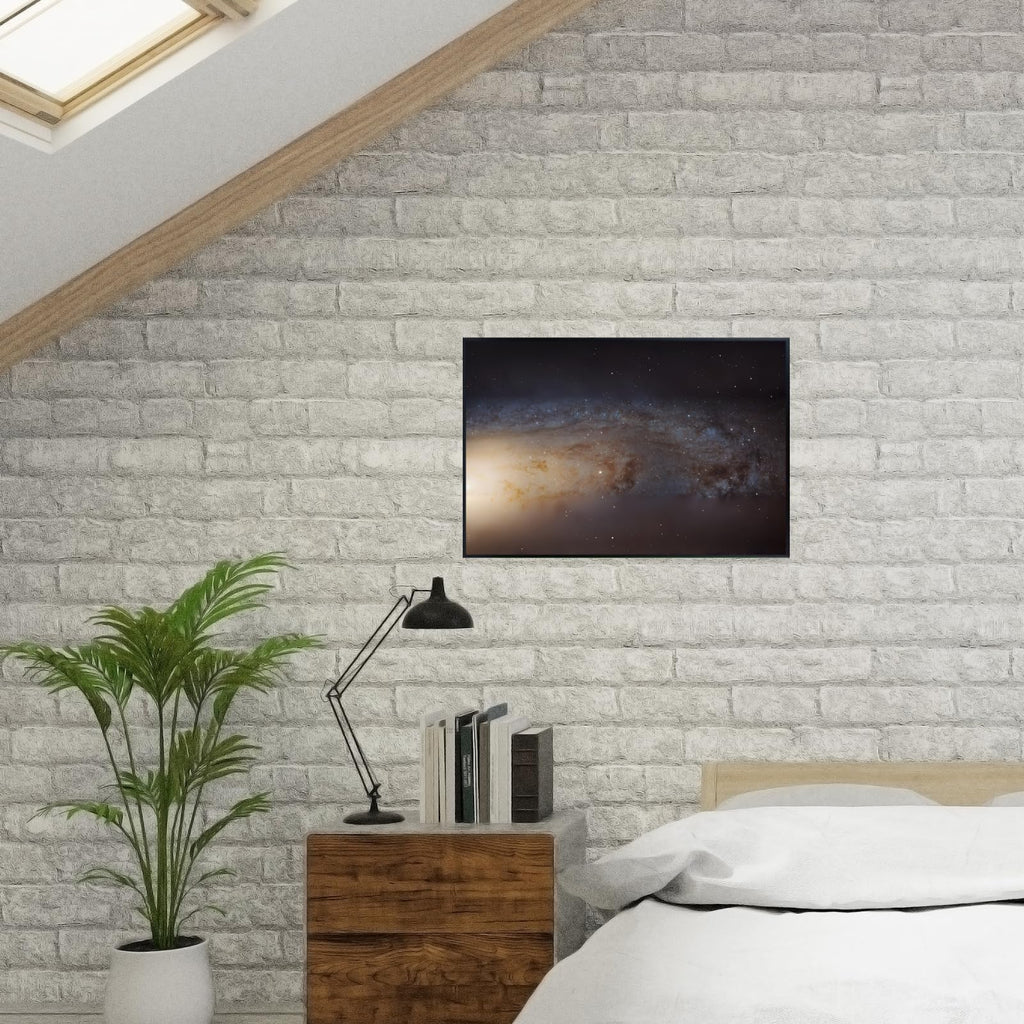Blessed Posters Andromeda Galaxy Poster – Stunning Galaxy Night Sky Wall Art Print for Bedroom, Living Room, Office, or Home Decor – Space Astronomy Photography Artwork