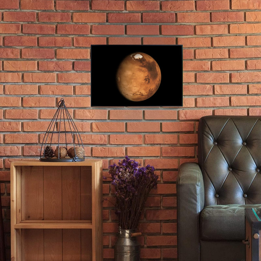 Blessed Posters Planet Mars Poster – Night Sky Wall Art Print for Home Bedroom Office Decor – Space Astronomy Artwork