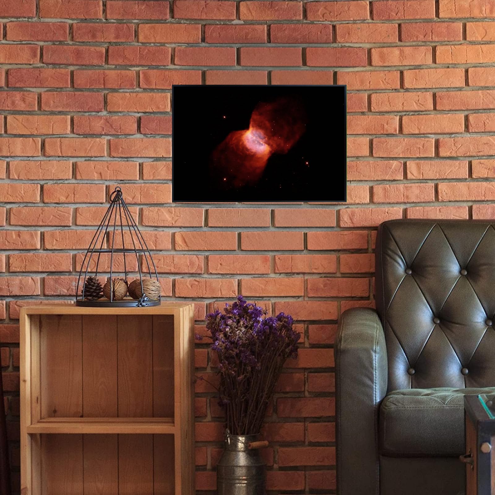 Butterfly Nebula Poster – Galaxy Night Sky Wall Art Print for Home Decor, Bedroom, Living Room, Office – Space Astronomy Photography Artwork