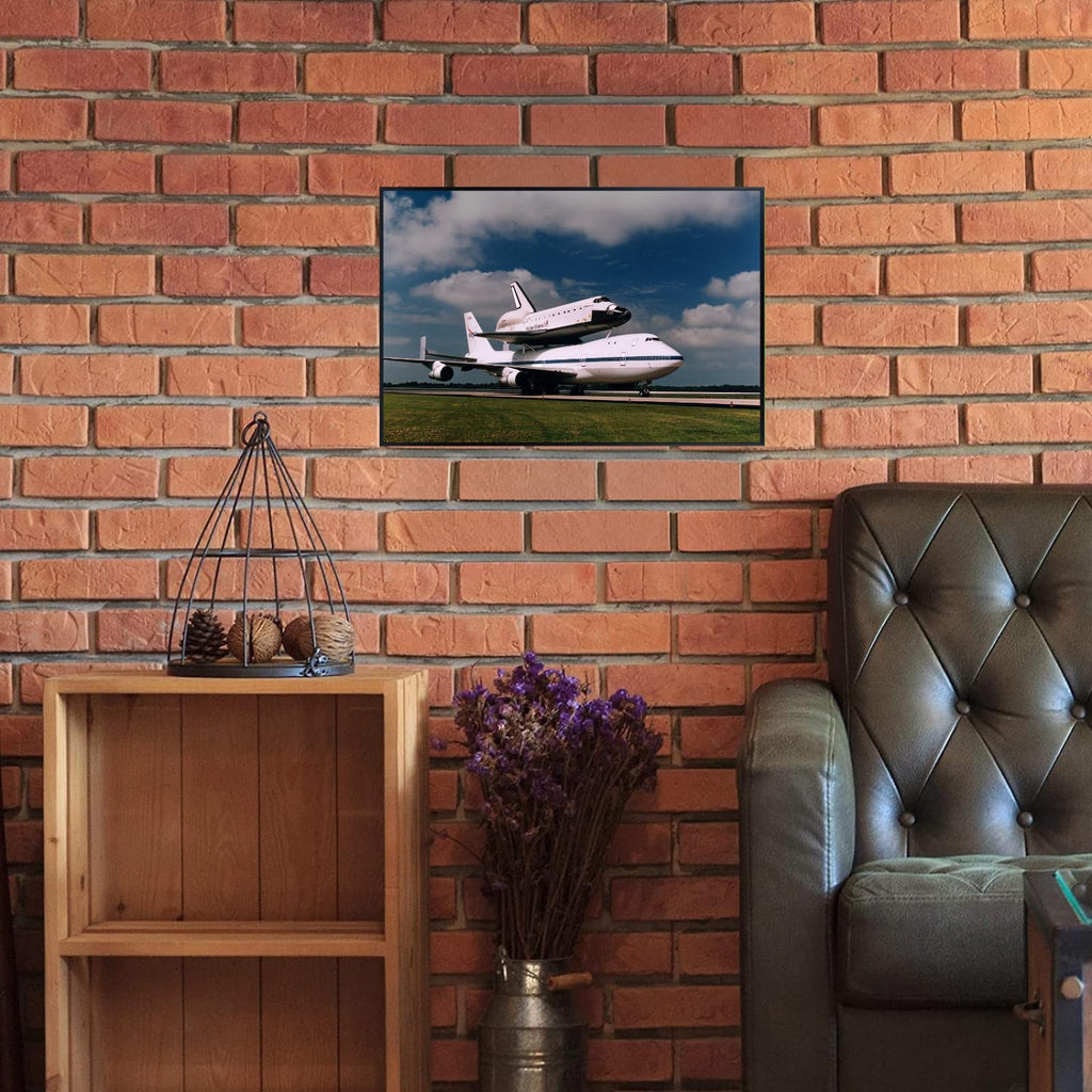 Blessed Posters Space Shuttle Transit Poster – Galaxy Wall Art Print for Home Office Bedroom Decor – Space Photography Artwork