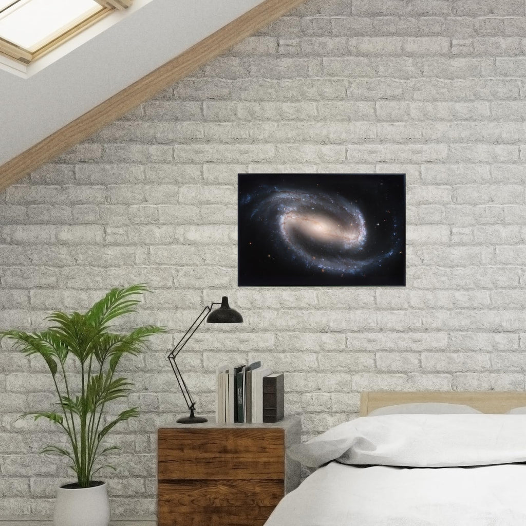 Blessed Posters Spiral Galaxy Wall Art – Space Photography Print Galaxy Night Sky Poster Astronomy Artwork for Bedroom Living Room Home Office Decor