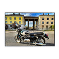 Triumph Bonneville T120 Wall Art – Classic Motorcycle Poster for Garage, Office, or Man Cave
