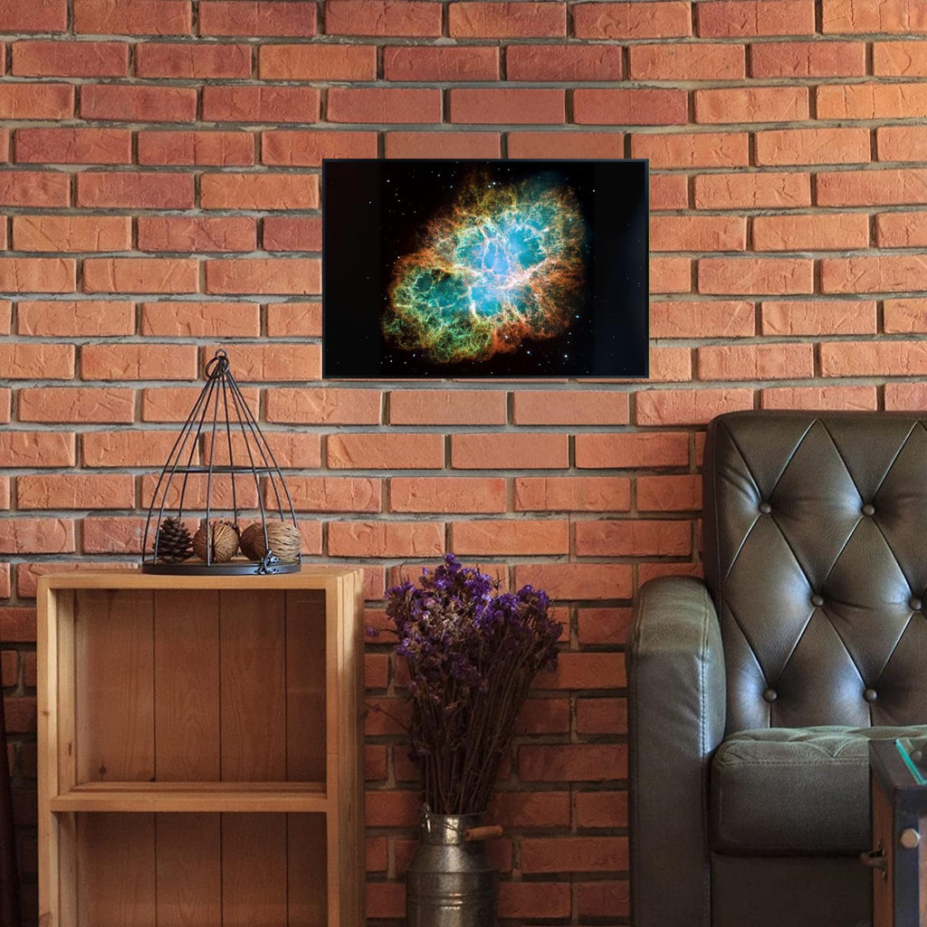 Blessed Posters Crab Nebula Poster – Galaxy Space Wall Art Print – Astronomy Photography Artwork for Bedroom Living Room Home Office Decor