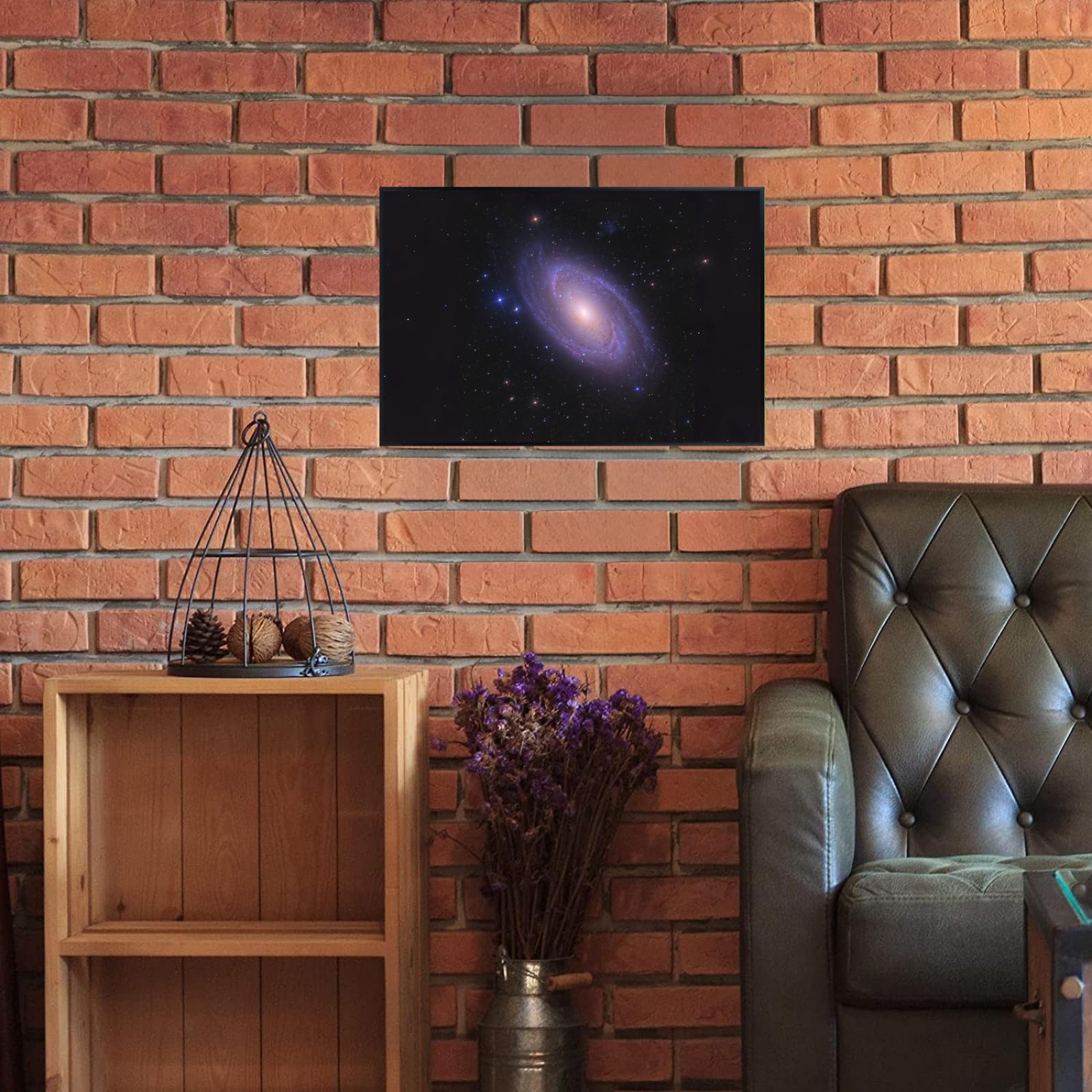 Blessed Posters Bode’s Galaxy Poster – Night Sky Wall Art Print – Space Astronomy Photography for Bedroom Living Room Home Office Decor