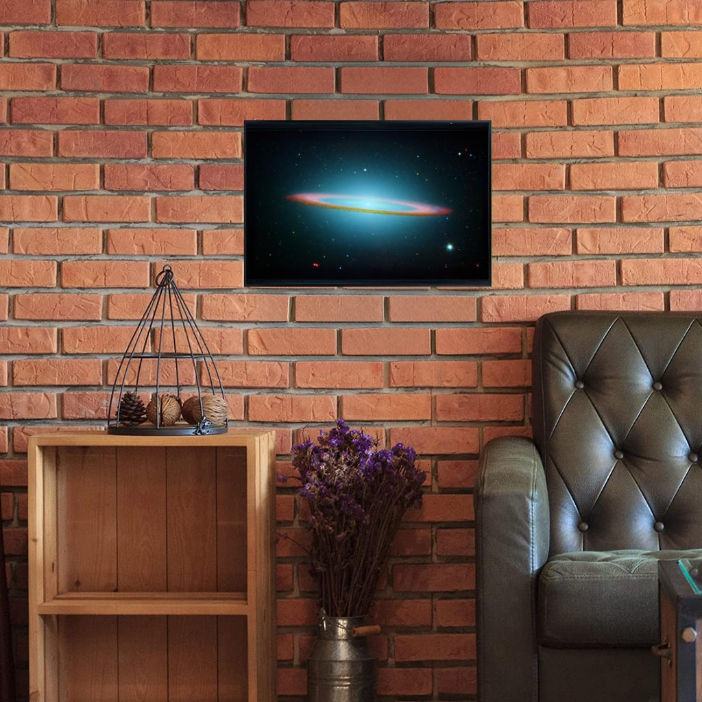 Blessed Posters Sombrero Galaxy Wall Art – Space Photography Print Galaxy Night Sky Poster Astronomy Artwork for Bedroom Living Room Home Office Decor