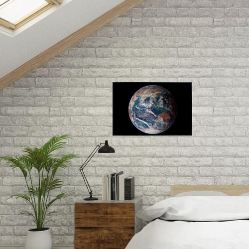 Blessed Posters Blue Marble Eastern Hemisphere Poster – Earth from Space Wall Art Print for Home Office Bedroom Decor – Astronomy Photography Planet Artwork